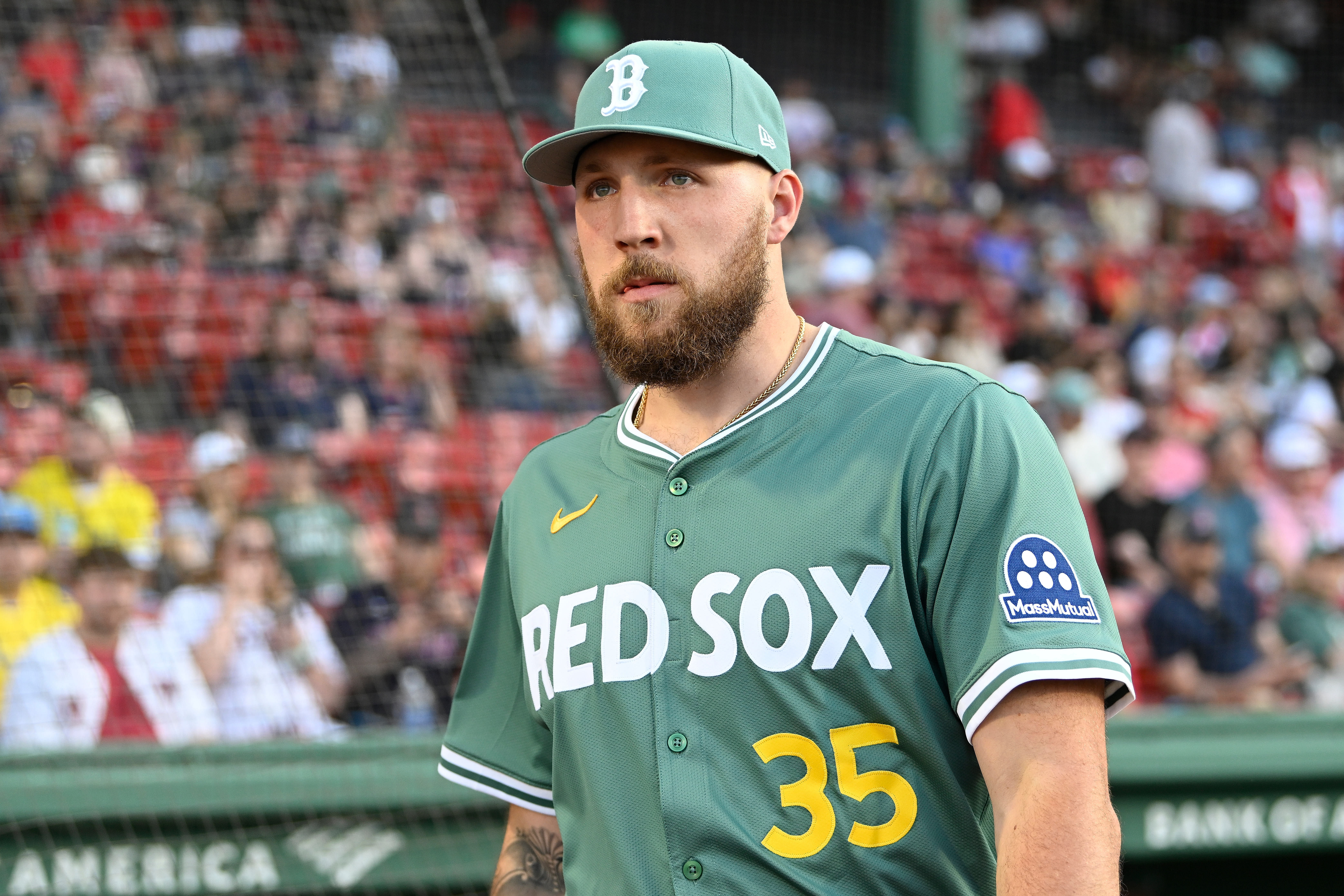 Garrett Crochet might fall short of 6 Ks tonight - Source: Imagn